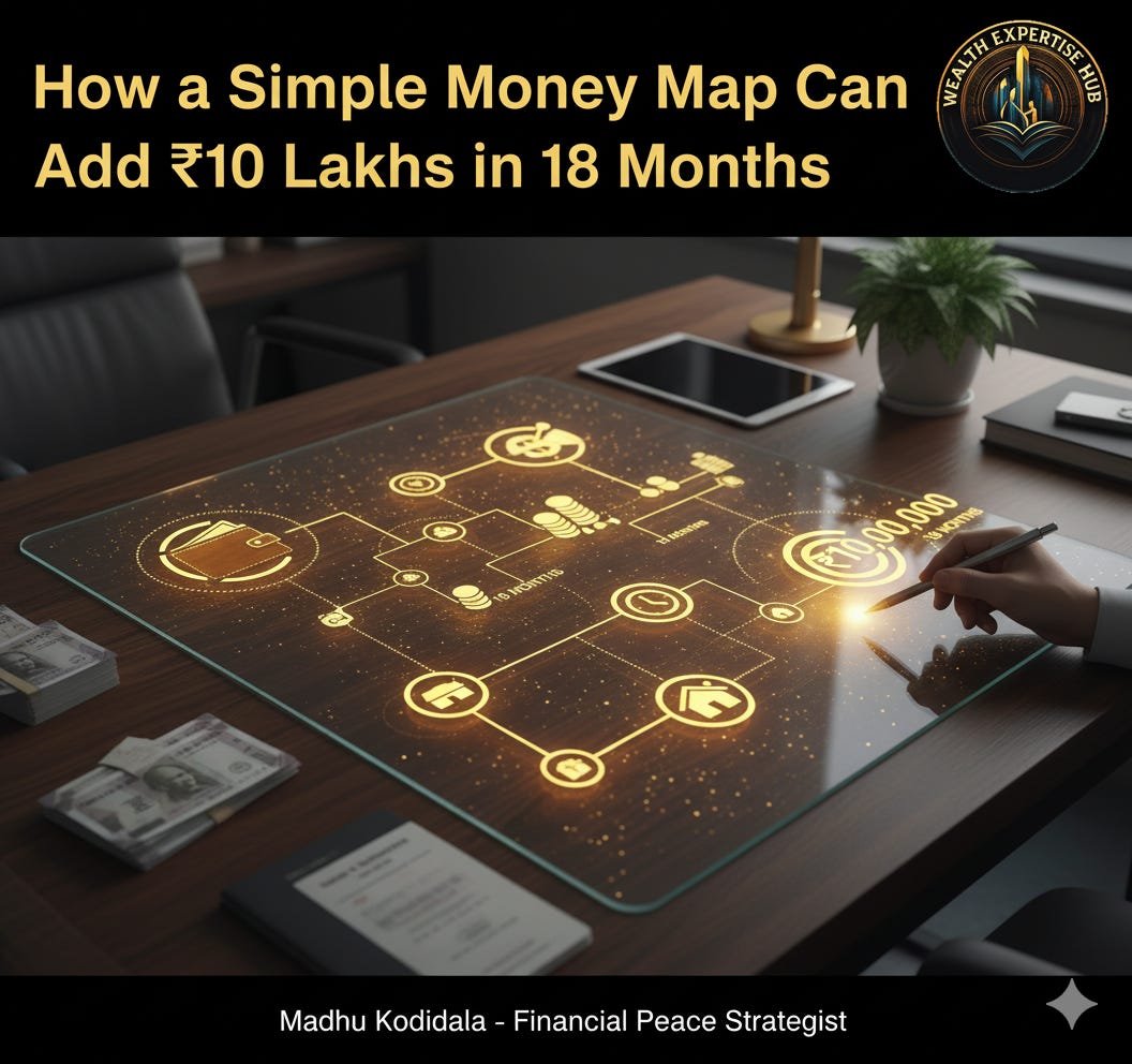 How a Simple Money Map Can Add ₹10 Lakhs in 18 Months