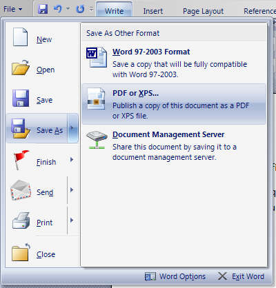 Xps en Office 12
