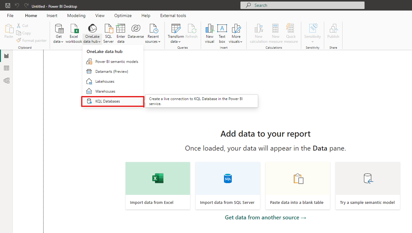 Unleashing the Power of Data: Connecting Power BI Desktop to KQL ...