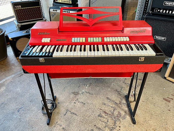 polymoog  synthesizers   farfisa organ