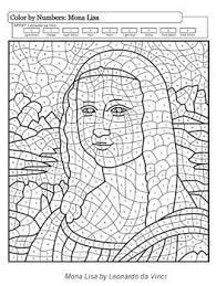 Art Masterpieces to Color Distance Learning | Famous art coloring, Color by  numbers, Art history