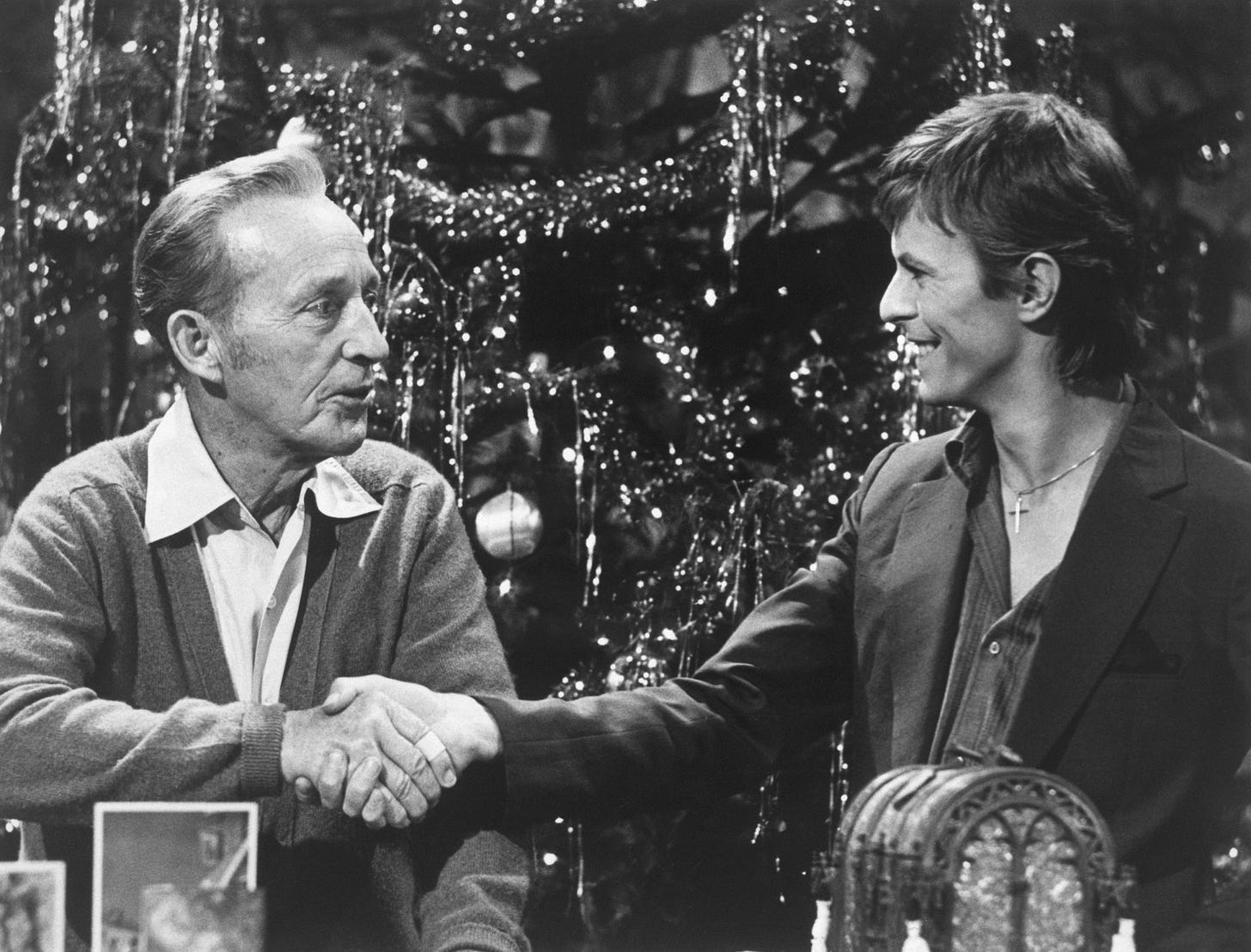 Bing Crosby and David Bowie