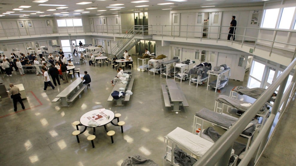 A Private Prison Company Just Lost a Major Battle Over $1-Per-Day Wages for  Immigrant Workers – Mother Jones