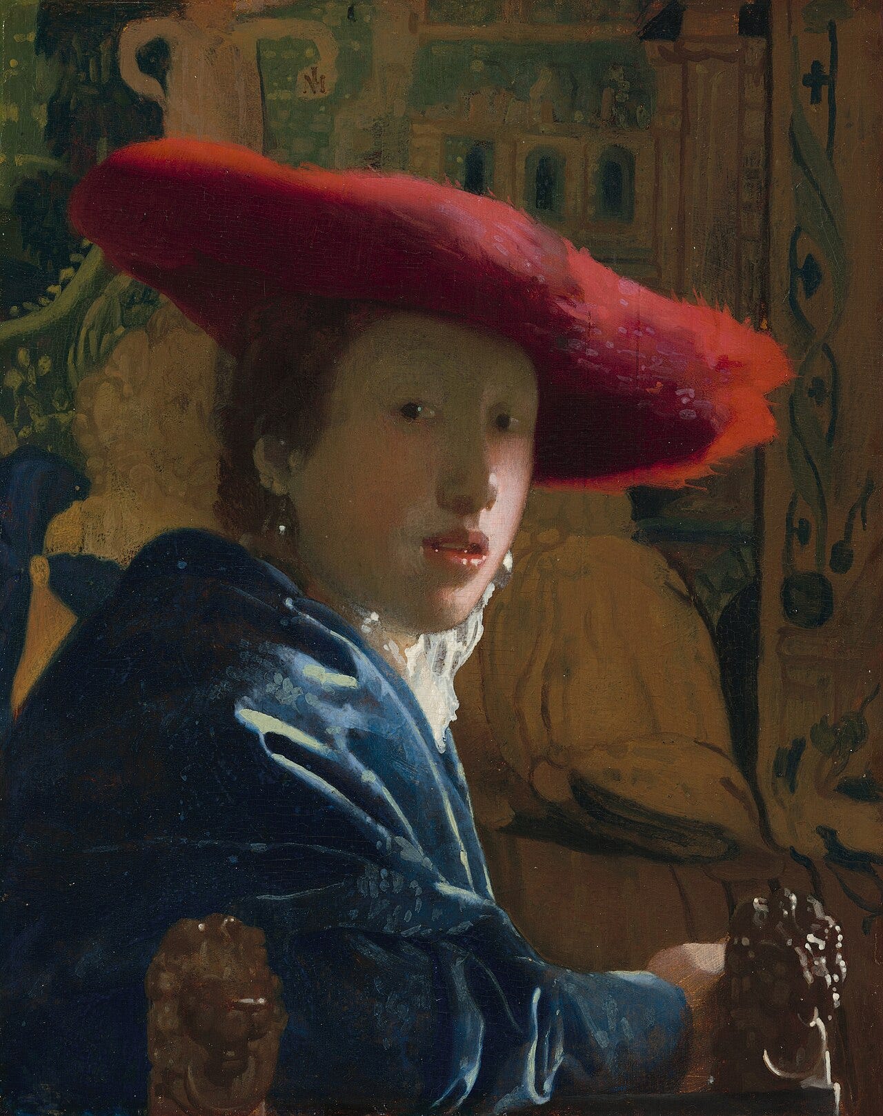 Vermeer Girl with a Red Hat Vermeer Girl with a Red Hat