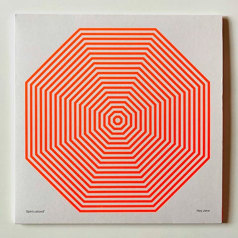 Spiritualized, Hey Jane, (7" Single), DS053, Double Six Records, 2012 [Covet The Cover]