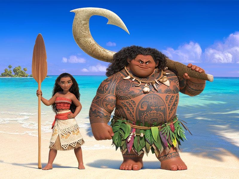 Dwayne Johnson's Character in Disney's Moana Sparks Online Debate