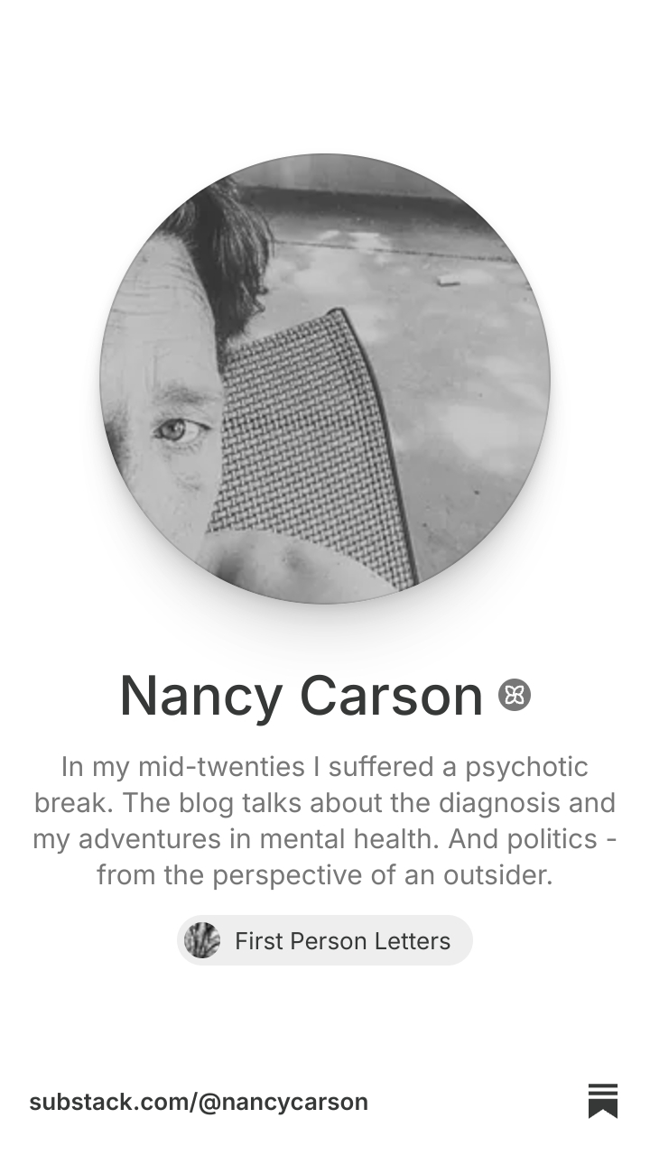 Nancy Carson | Substack