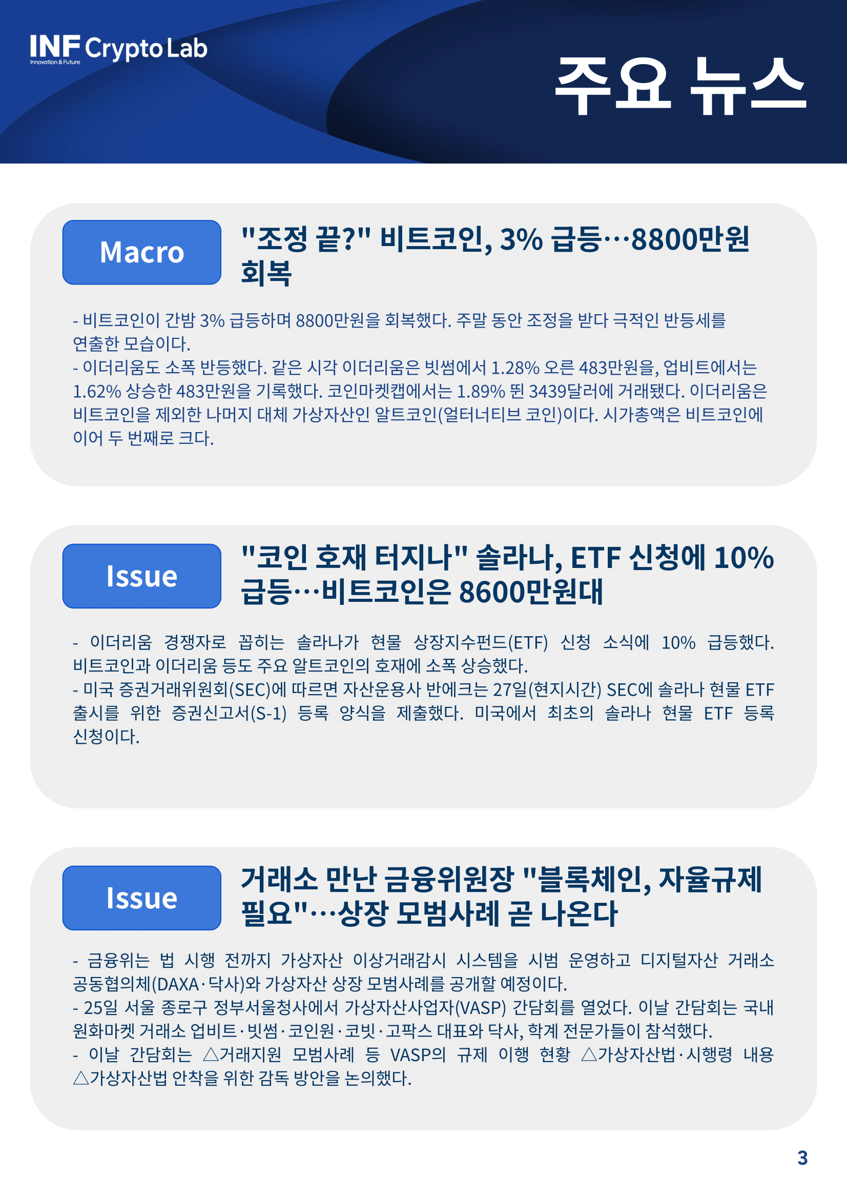 2024 JUL WK.1 조정장인가 반등장인가 - by INF CryptoLab