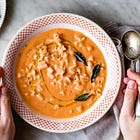 giulia's tuscan bean soup with pasta mista