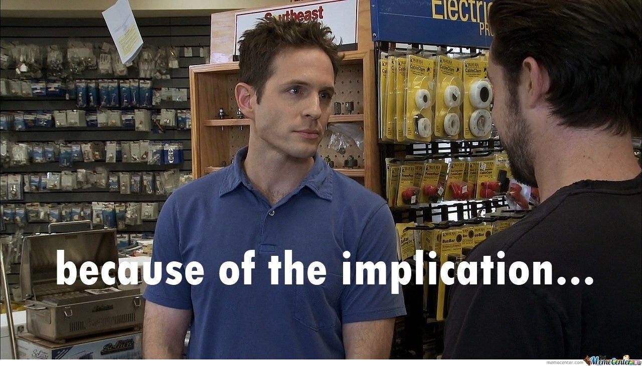 "Because of the Implication": Image Gallery (Sorted by Score) | Know ...