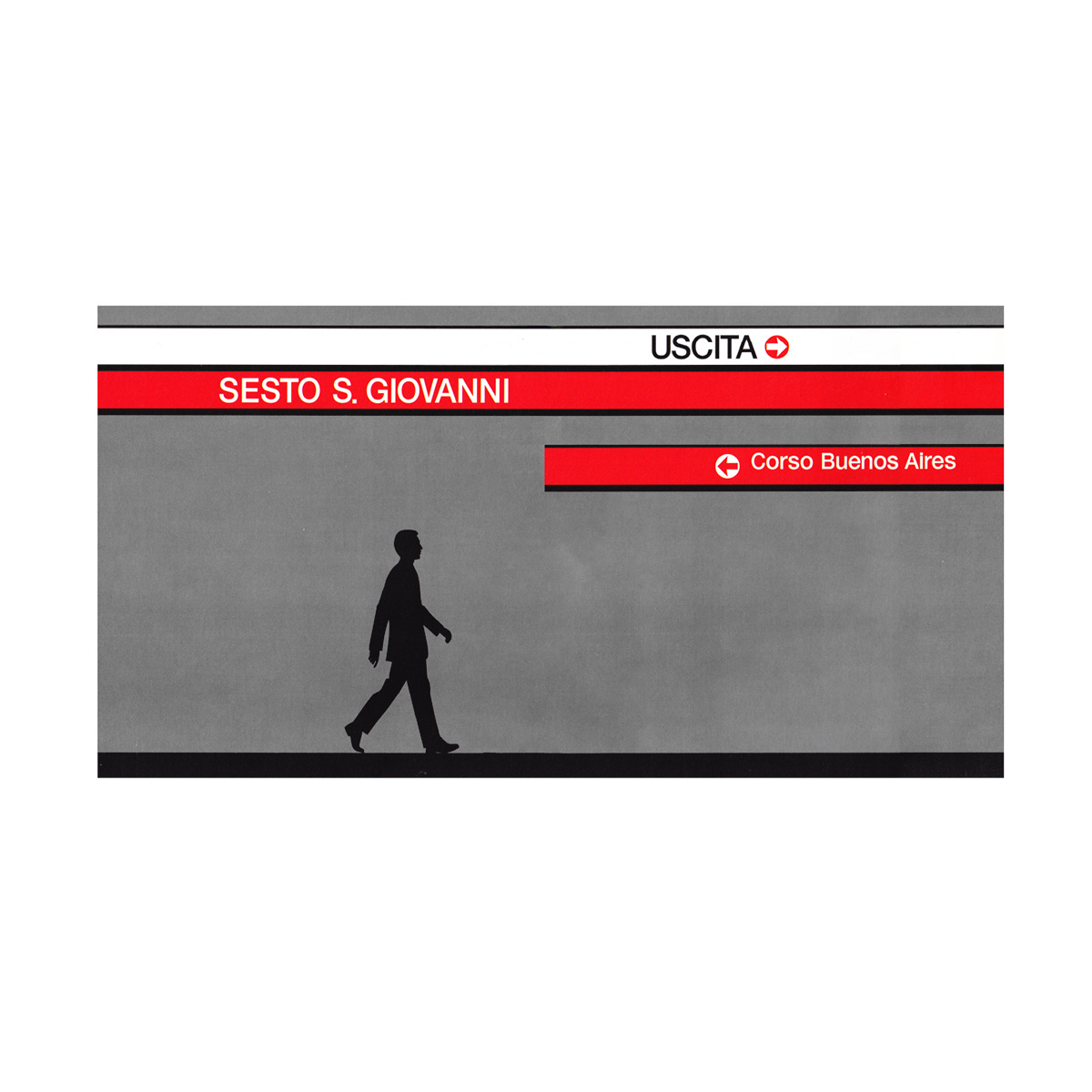 Bob Noorda's 1962 wayfinding for the Milan Metro