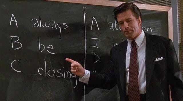 Always be closing!" – Glengarry Glen Ross (1992) - YouTube Always be closing!" – Glengarry Glen Ross (1992) - YouTube