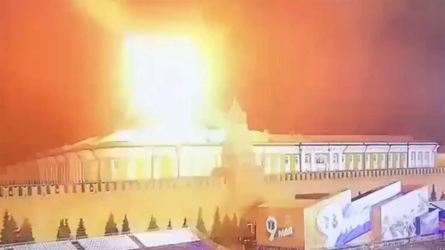 Drone Attack On The Kremlin In Moscow (Updated) | The Drive Drone Attack On The Kremlin In Moscow (Updated) | The Drive