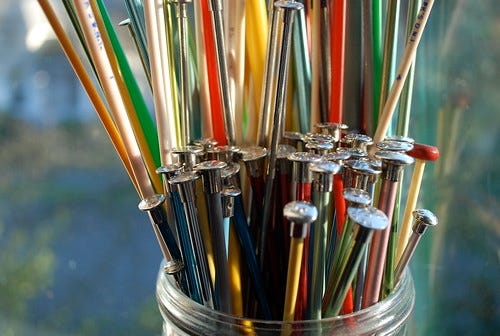 knitting needles knitting needles