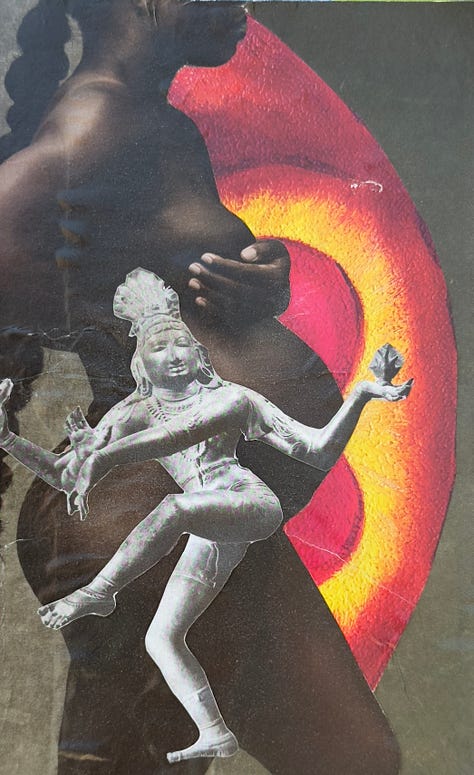 Personal collages that for me evoke much of the insight from Touch Me and the relevance of skin to our conditioning.