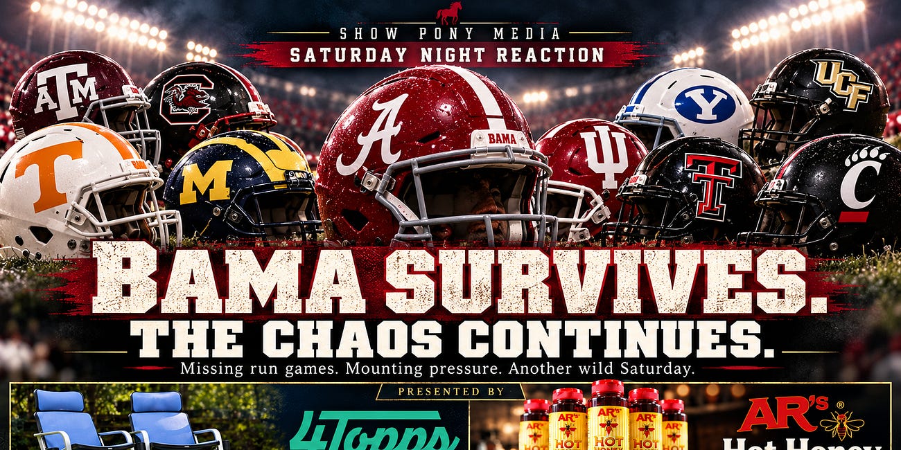 Alabama Won. Michigan Can’t Score. Everybody’s Losing Their Minds.