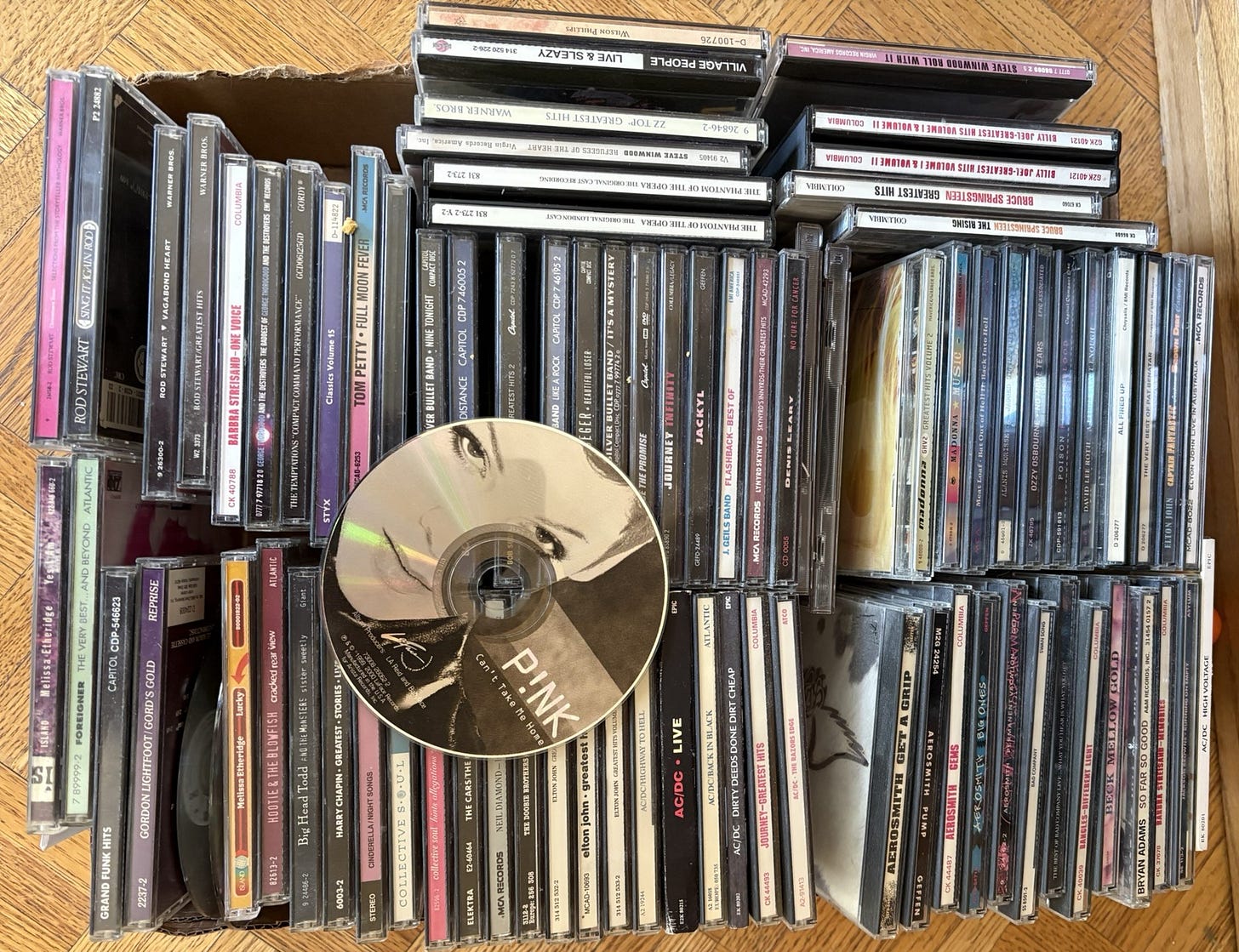 Box of CDs Box of CDs