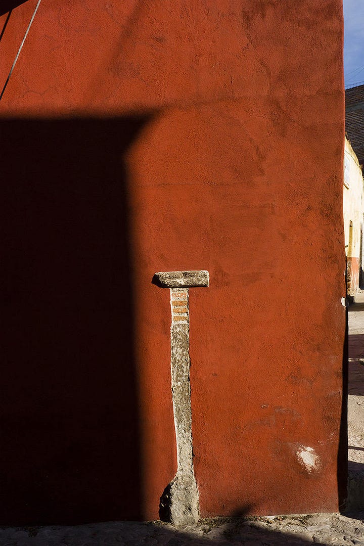Detailed images of the walls of San Miguel de Allende, Mexico.