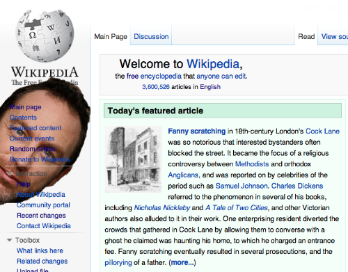 wikipedia-april-fools-2011 Wikipedia April Fool's joke, 2011
