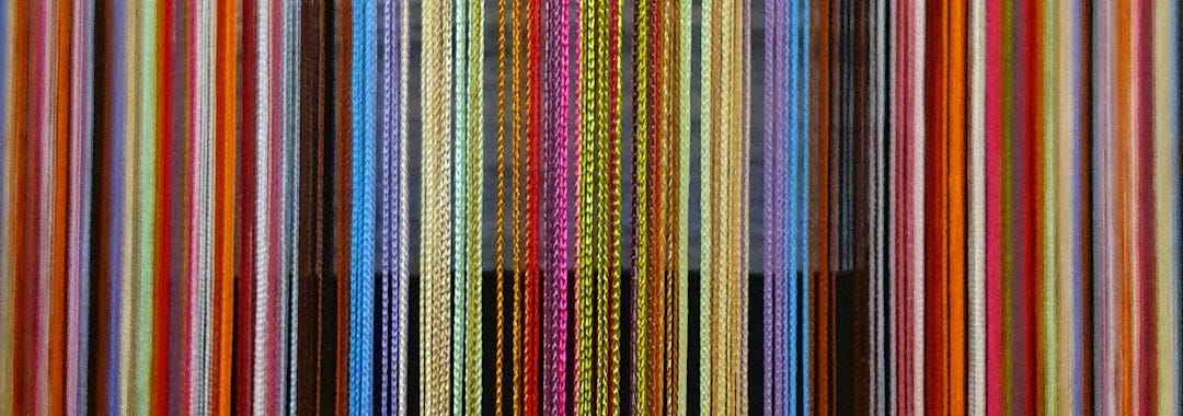 multicolored striped wallpaper