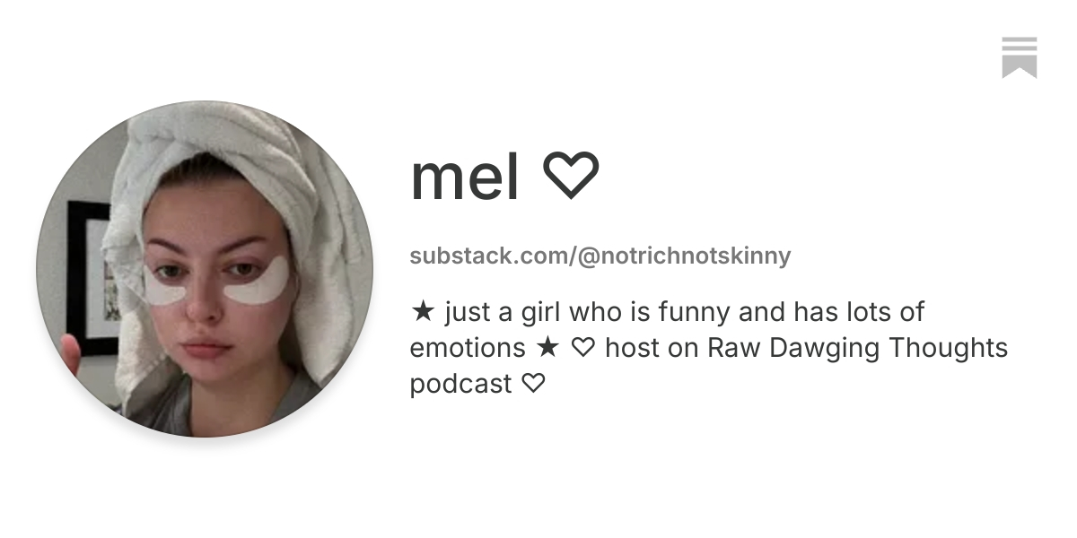 mel ♡ | Substack