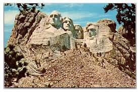 Vintage 1950s- Mount Rushmore National Monument South Dakota Postcard  (UnPosted) | eBay