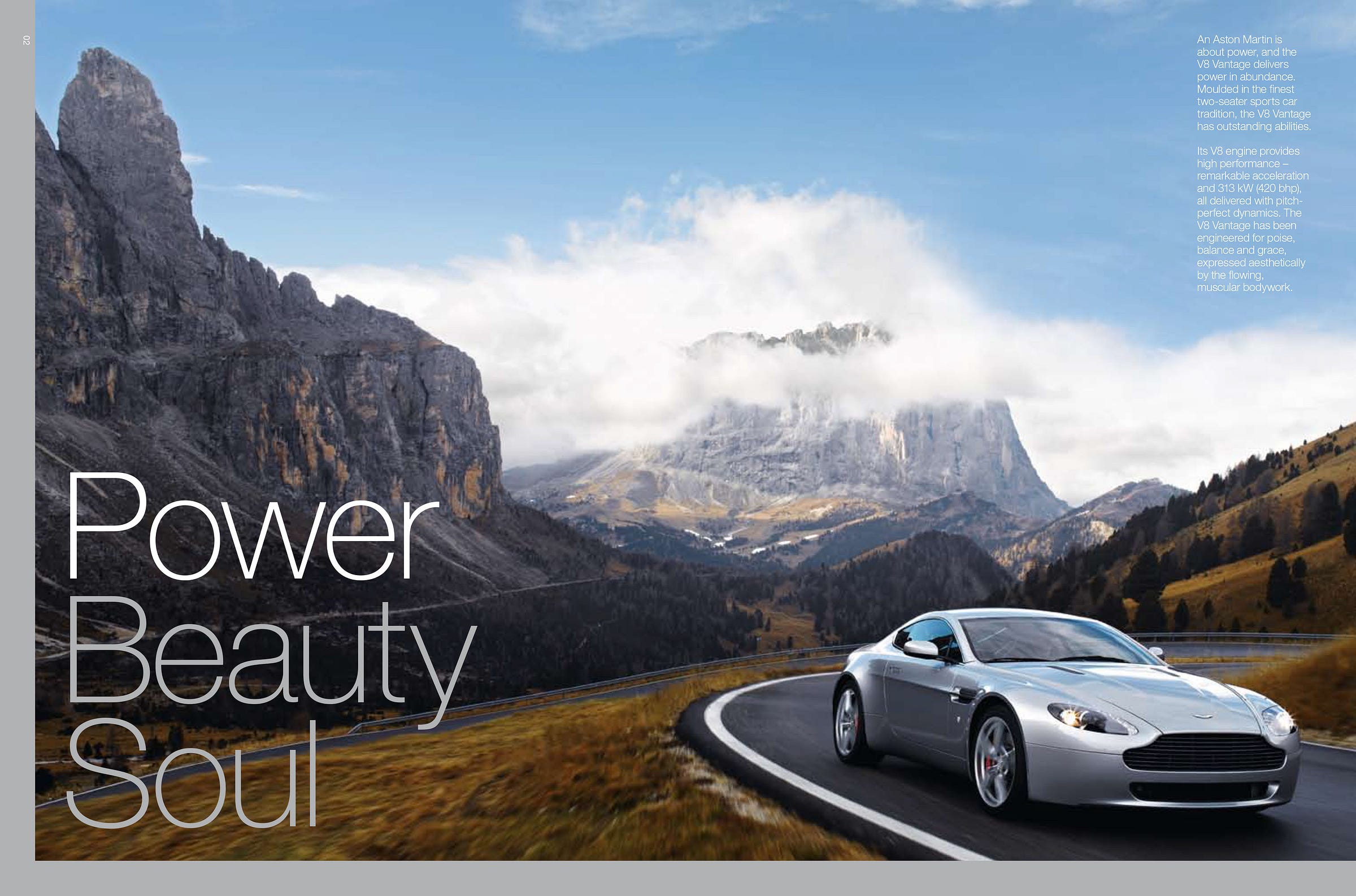 Aston Martin V8 Vantage 2008 brochure