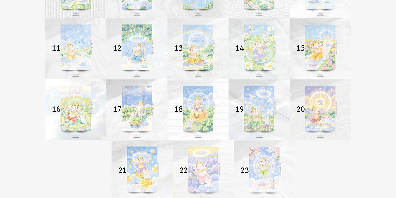 🎨 วิธีสั่งซื้อ Postcard 4x6" ในไลน์ @bluelumoon