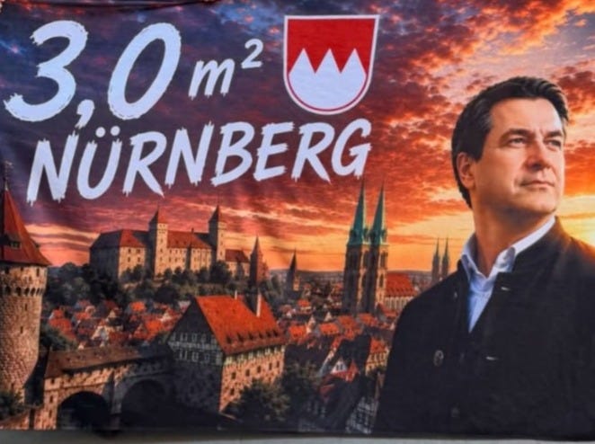 KI-generiertes Bild der JU Nürnberg-Fürth-Schwabach mit vermeintlichem Markus Söder KI-generiertes Bild der JU Nürnberg-Fürth-Schwabach mit vermeintlichem Markus Söder