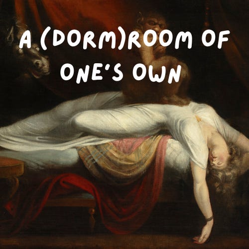 a (dorm)room of one's own