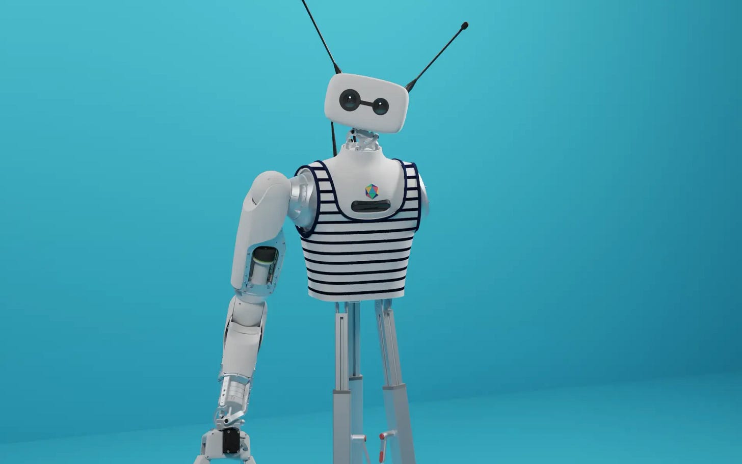 Reachy by Pollen Robotics, an open source programmable humanoid robot