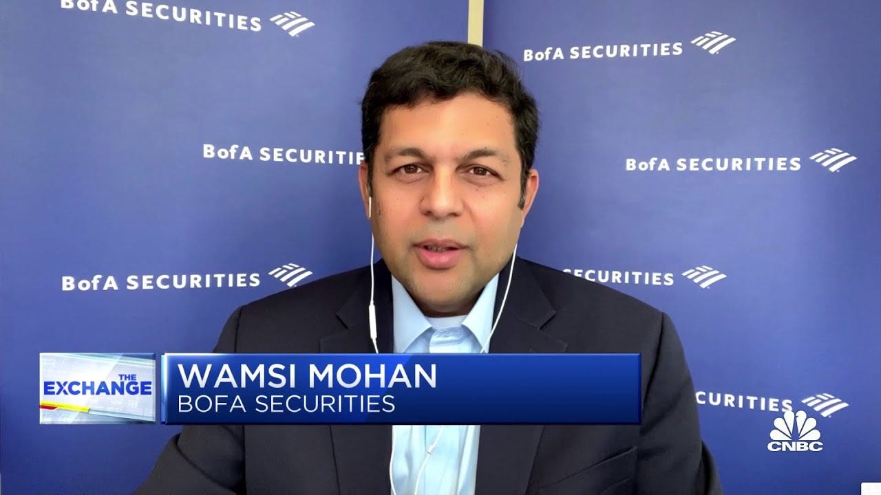 BofA Securities' Wamsi Mohan says stability of cash flow, strong execution  is driving Apple shares
