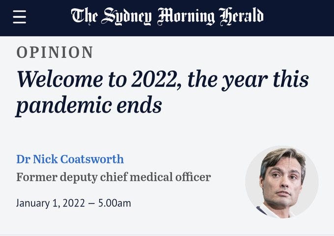 Image: Sydney Morning Hearld Headline by Nick Coatsworth