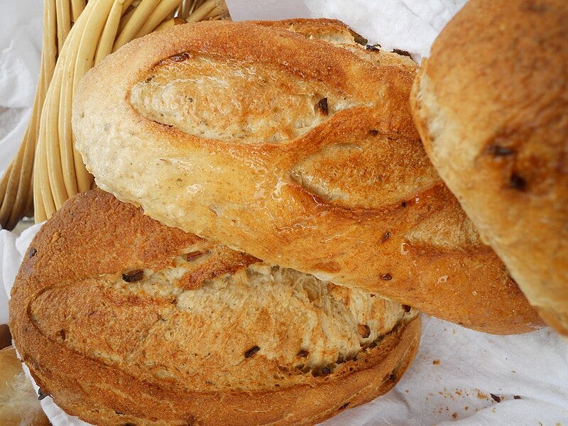 A group of loaves of bread

AI-generated content may be incorrect.