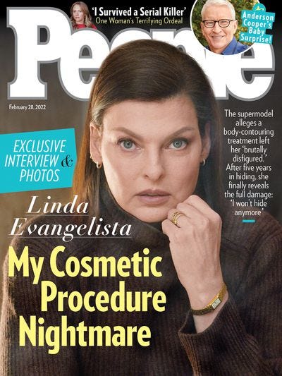 Linda Evangelista Shares First Photos of Her Body Since Fat ... Linda Evangelista Shares First Photos of Her Body Since Fat ...