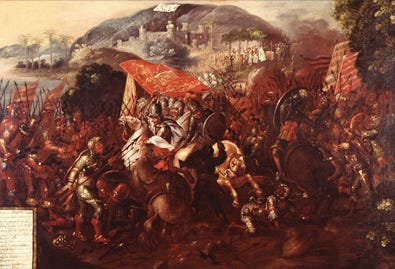 Painting of the Entrance of Cortés into Tabasco