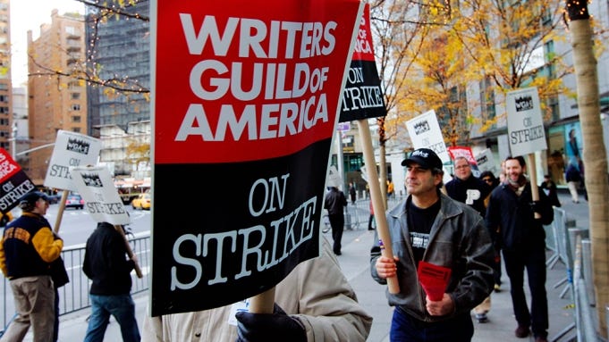Writers Guild WGA Strike Placeholder