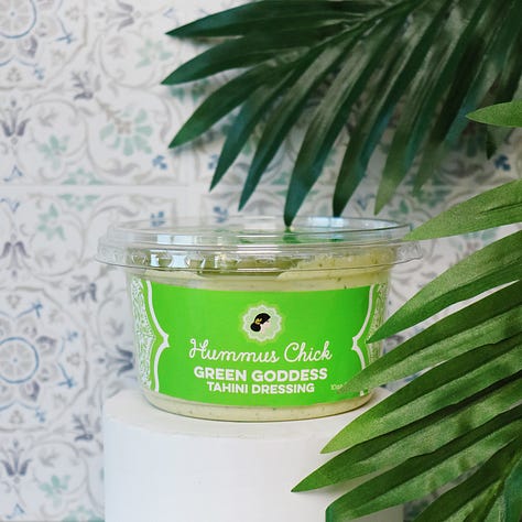 Hummus Chick offers three mediterranean spice blends and two flavors of Tahini dressings