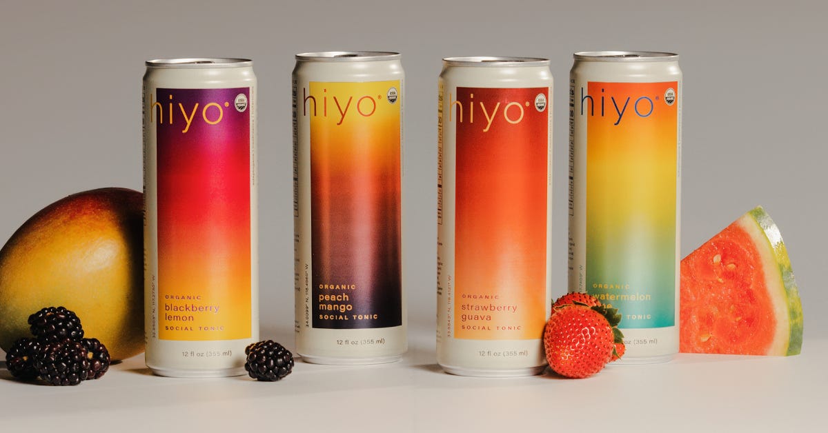 hiyo | non-alcoholic functional seltzers