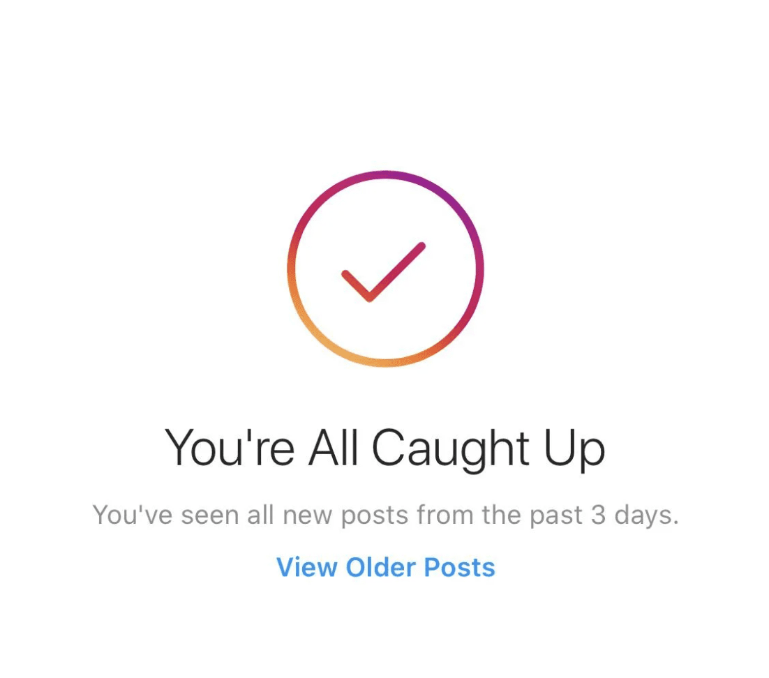 You're All Caught Up Instagram Meaning & How To Tun OFF? 2023 - Wealth Quint