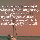 The SIXTH lie that killed Democracy: OPEN-MINDEDNESS