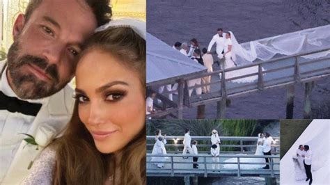 The Bennifer couple—Ben Affleck and Jennifer Lopez—exchange I dos for ...
