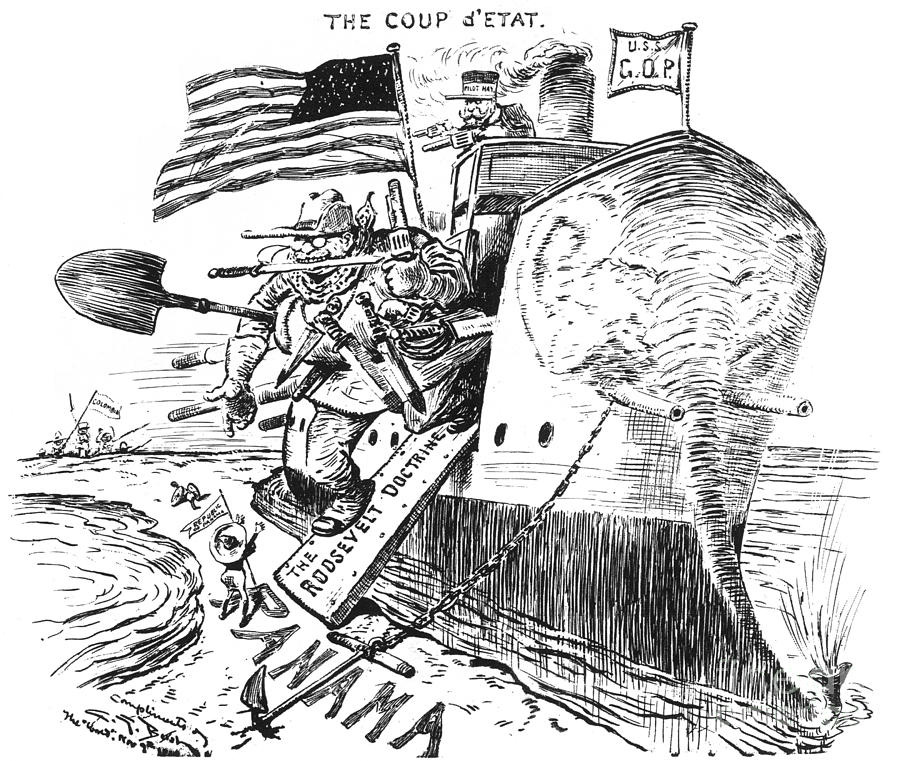 Roosevelt & Panama, 1903 by Granger