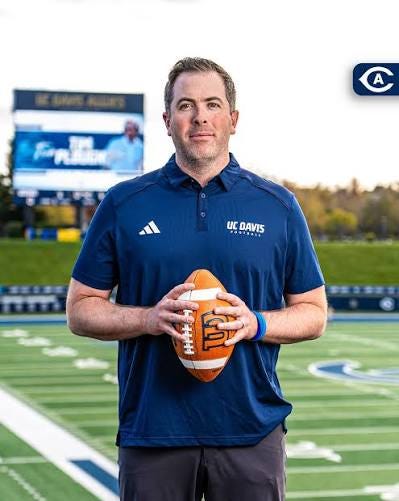 Congratulations to head coach Tim Plough on being named the AFCA Region Five Head Coach of the Year! Well deserved. Looking forward to many successful years together 🏈 #ucdavifootball #GoAgs #HeadCoachoftheYear Congratulations to head coach Tim Plough on being named the AFCA Region Five Head Coach of the Year! Well deserved. Looking forward to many successful years together 🏈 #ucdavifootball #GoAgs #HeadCoachoftheYear