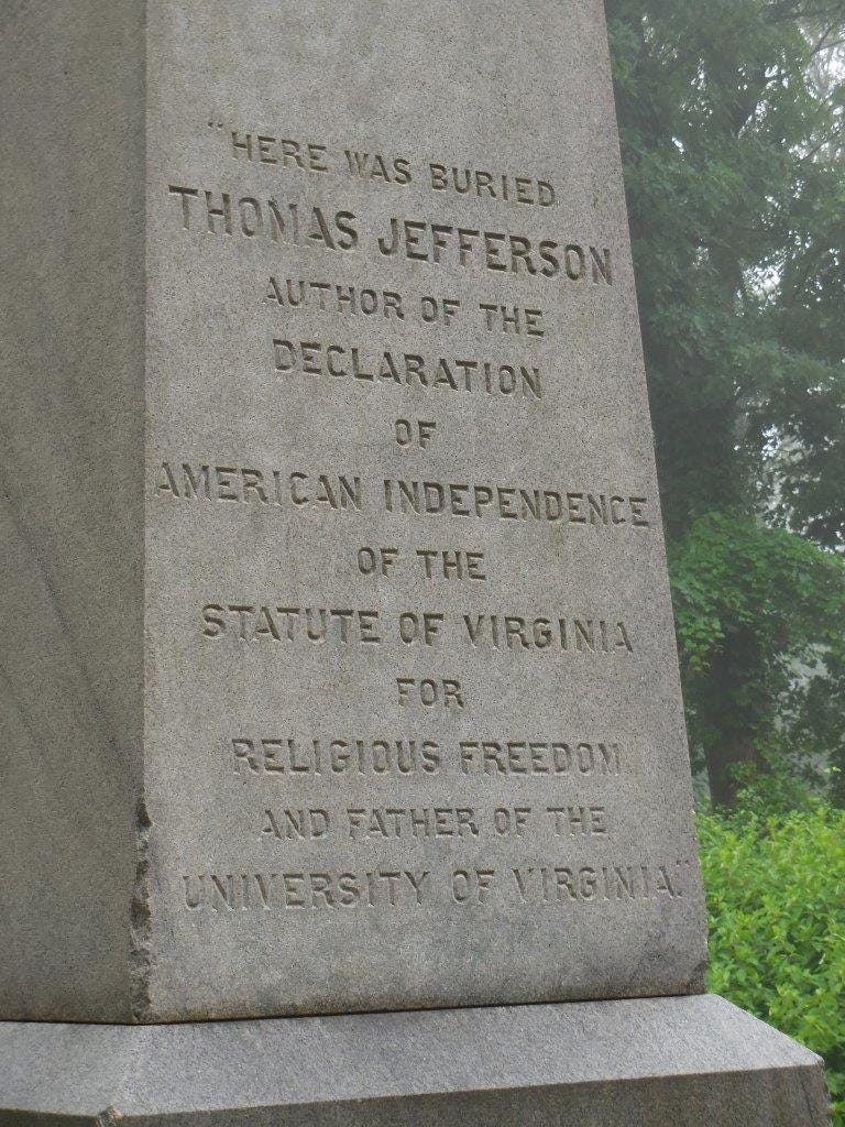 Thomas Jefferson Gravesite - Monticello - Albemarle County ... Thomas Jefferson Gravesite - Monticello - Albemarle County ...