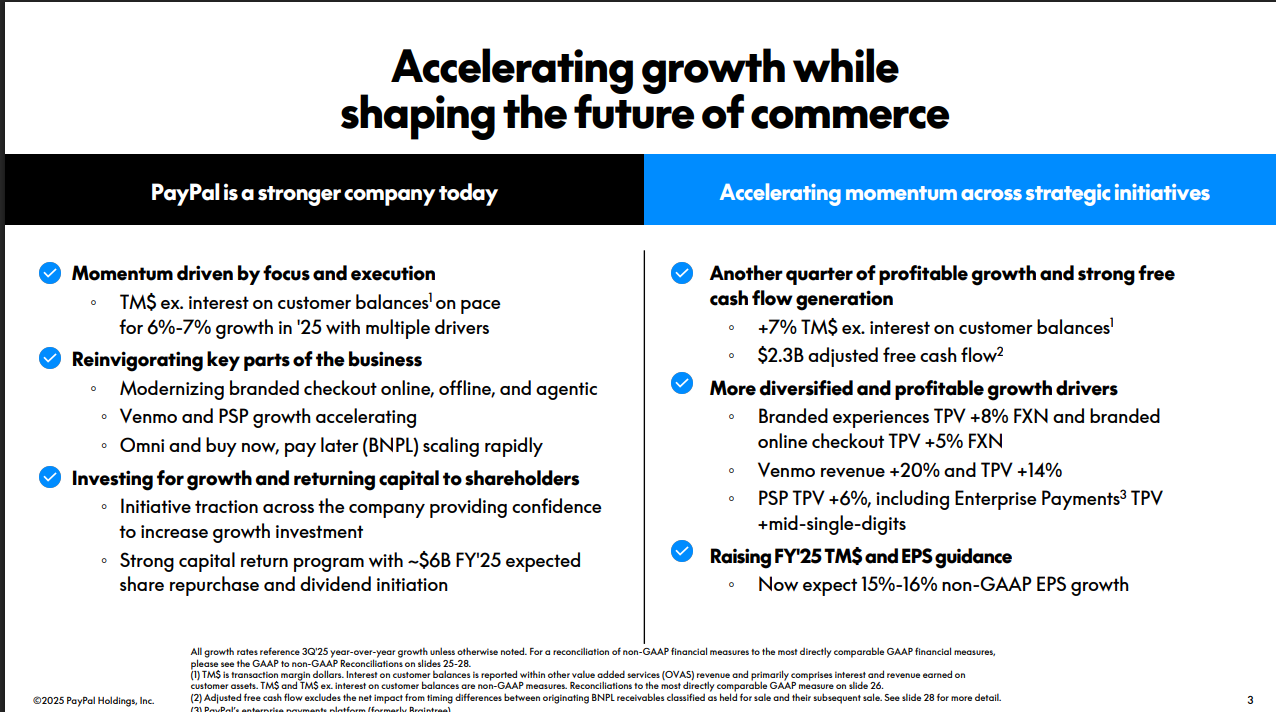 PYPL | PayPal 2025年第三季財報亮點- 大叔美股筆記Uncle Stock Notes
