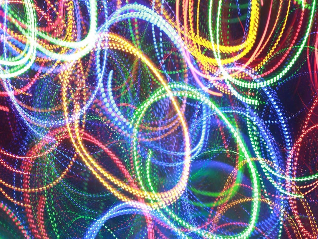 assorted-color light strip illustration assorted-color light strip illustration