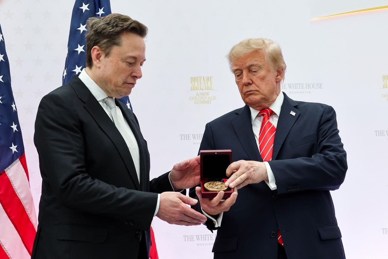 Trump Awards Elon Musk National Medal Of Science (Photos) Trump Awards Elon Musk National Medal Of Science (Photos)