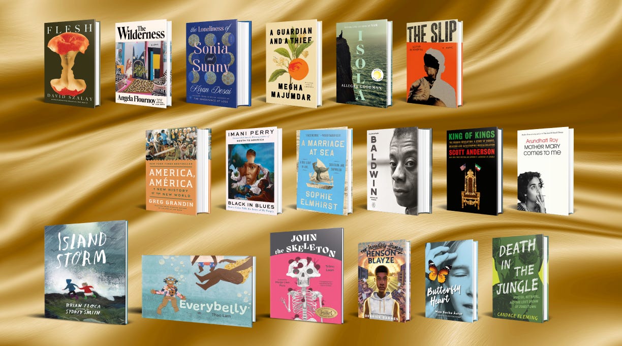 Finalists for the 2025 Kirkus Prize Revealed