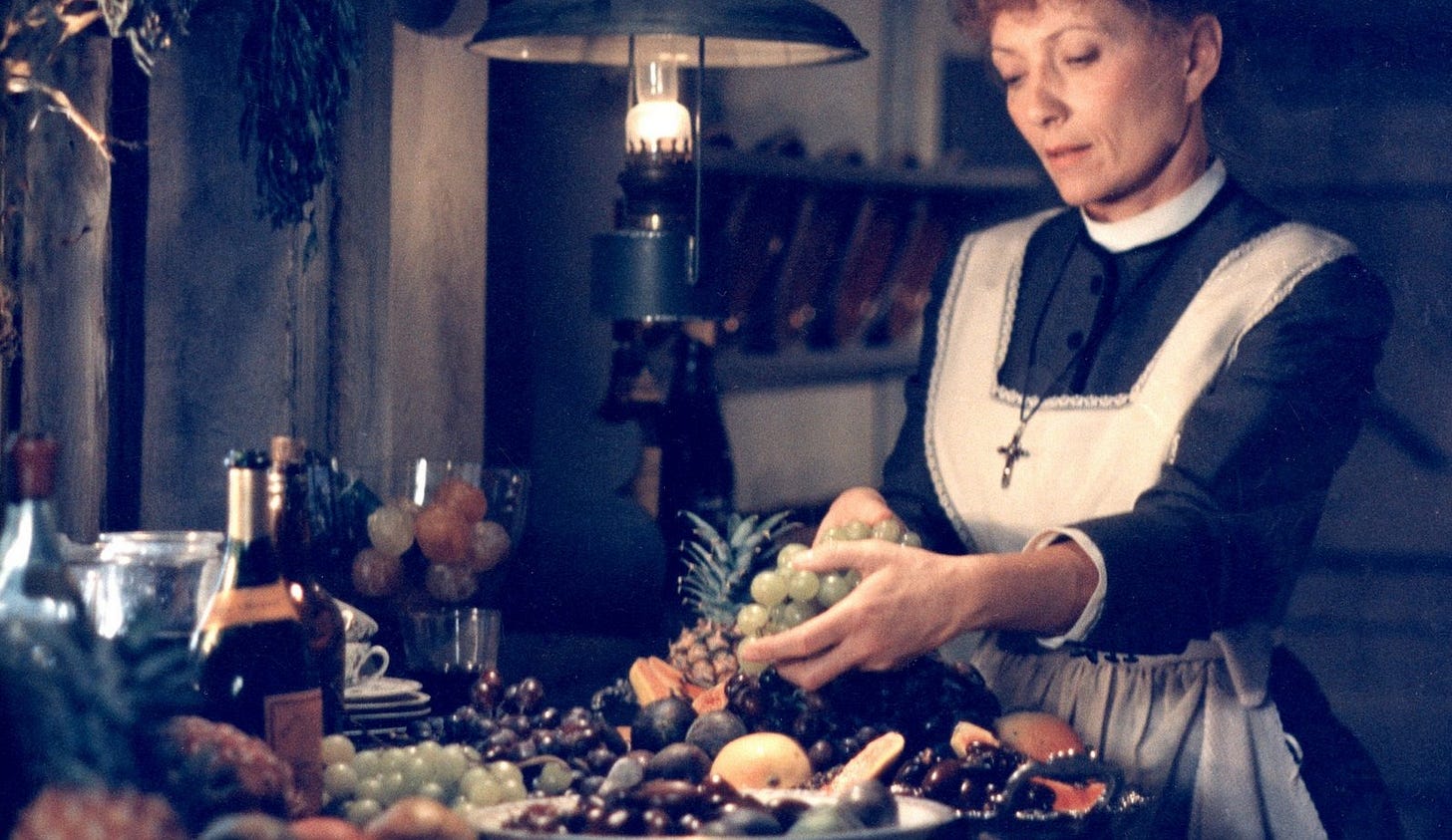 Babette's Feast (1987) and other food-related films - Looking Closer ...